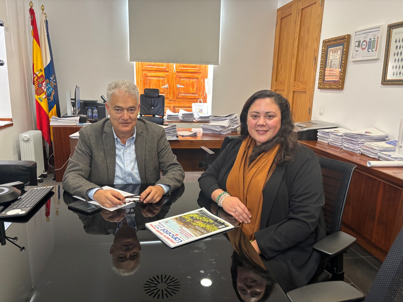 Theresa Escobedo viajó a Lanzarote para completar su tesis doctoral sobre la historia, los ancestros y el arte