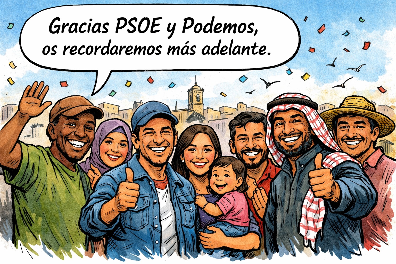 La legalización inmigratoria aprobada por el PSOE y Podemos resulta, en la práctica, una farsa