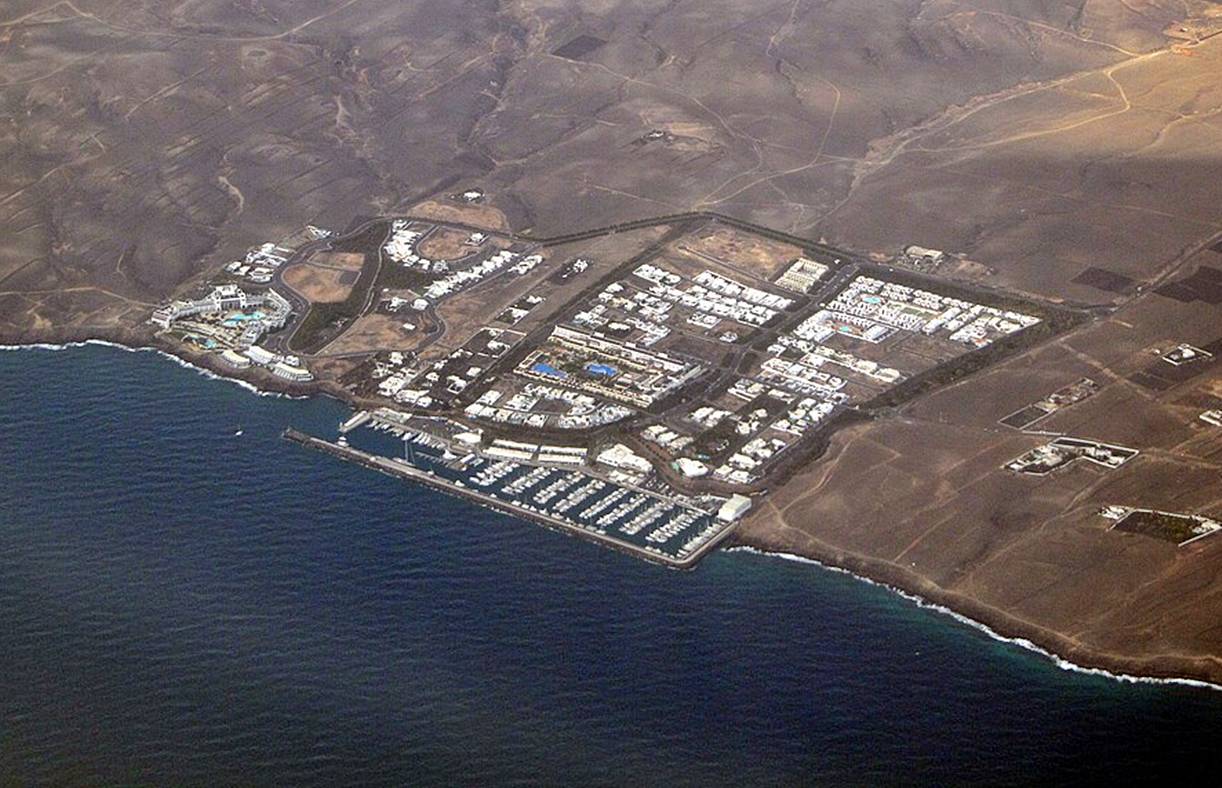 puerto calero desde el aire puerto calero desde el aire