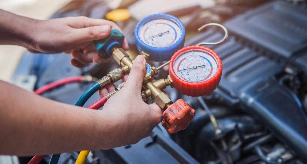Recarga del aire acondicionado del coche: servicio profesional garantizado
