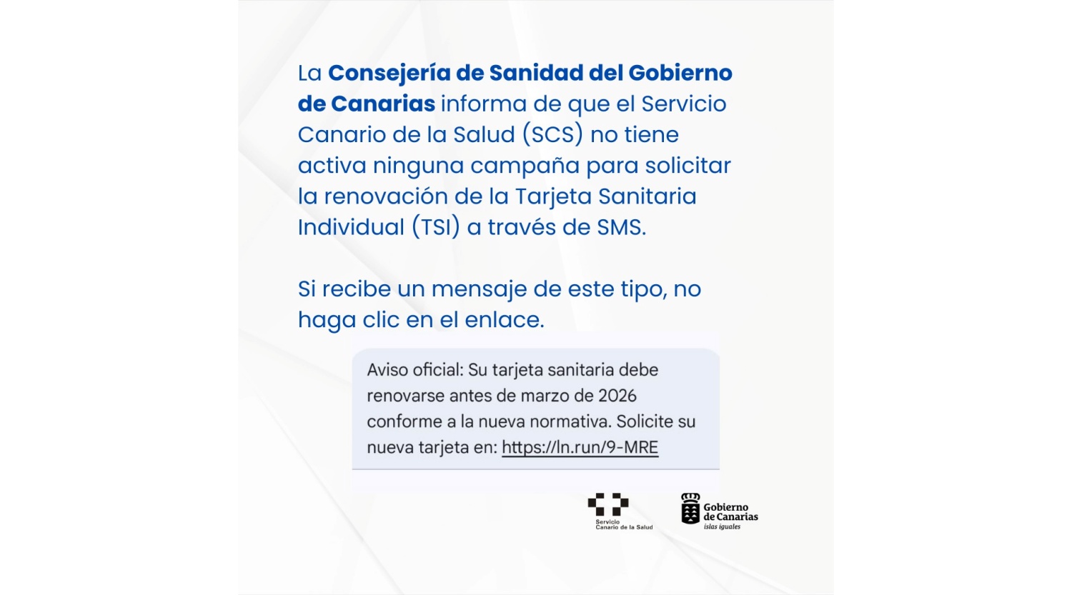Estos mensajes forman parte de una campaña de 'smishing' a nivel nacional que trata de dirigir a la ciudadanía a páginas web falsas para recabar datos personales
