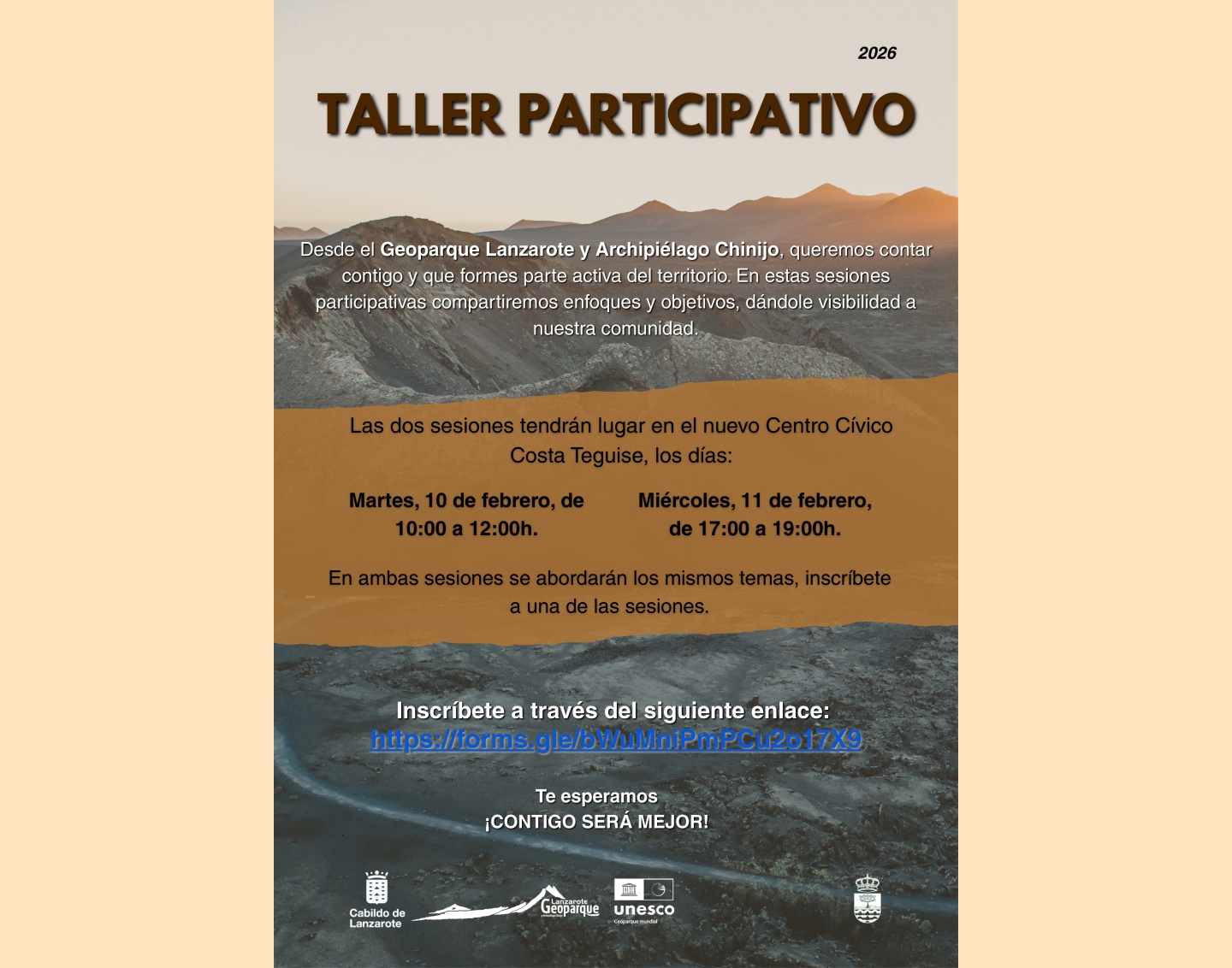 Geoparque Lanzarote organiza talleres los días 10 y 11 de febrero en el nuevo Centro Cívico de Costa Teguise