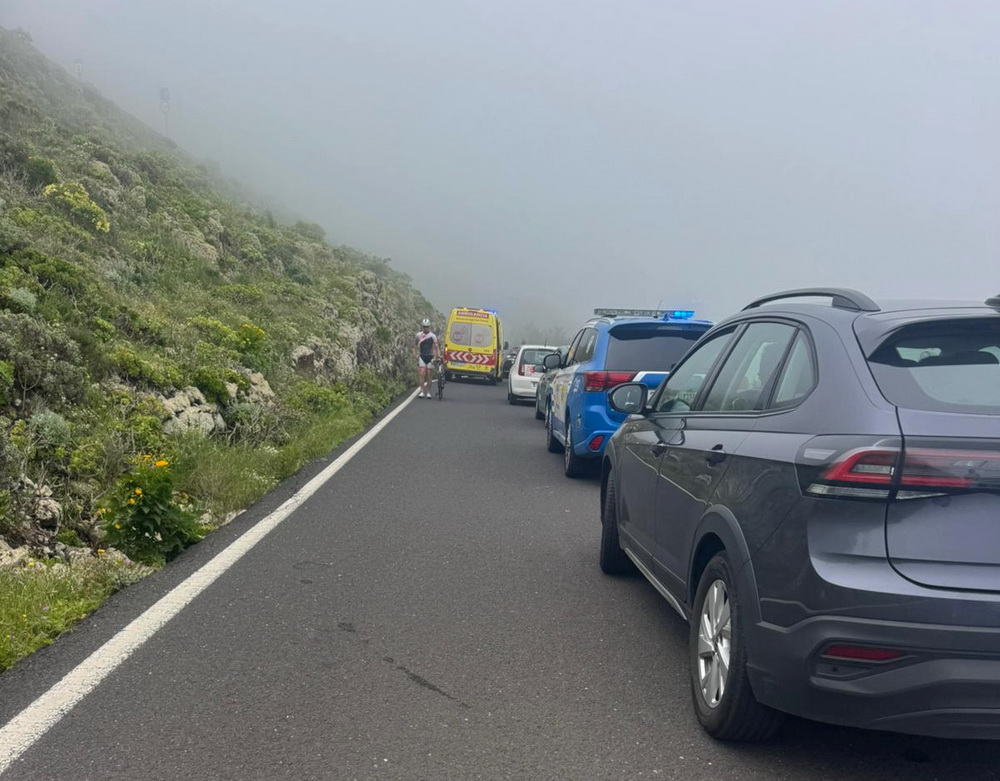 Accidente de moto en Haría