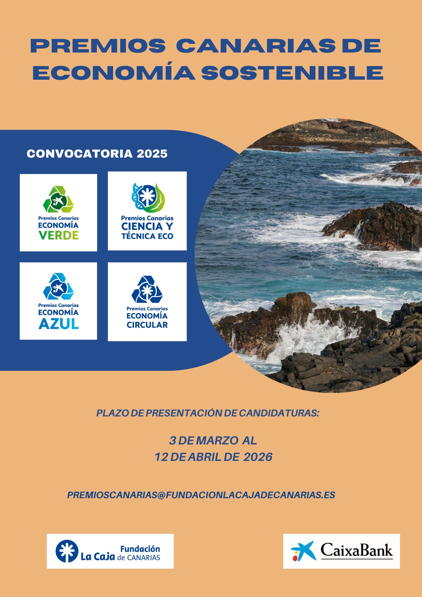 CaixaBank y la Fundación La Caja de Canarias premian iniciativas desarrolladas en 2025 que hayan destacado por su compromiso con la sostenibilidad