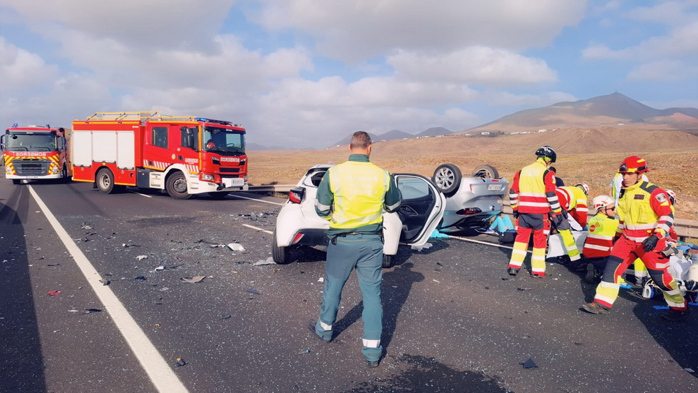 Choque frontal Playa Blanca1