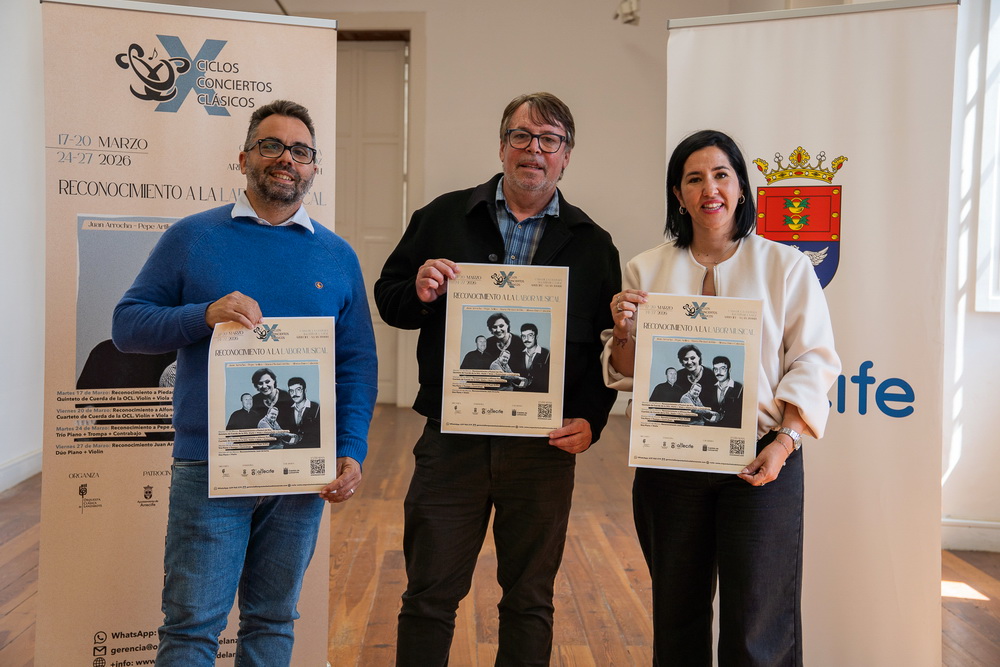 Ciclo de Conciertos Cl&aacute;sicos rinde homenaje a m&uacute;sicos de Arrecife