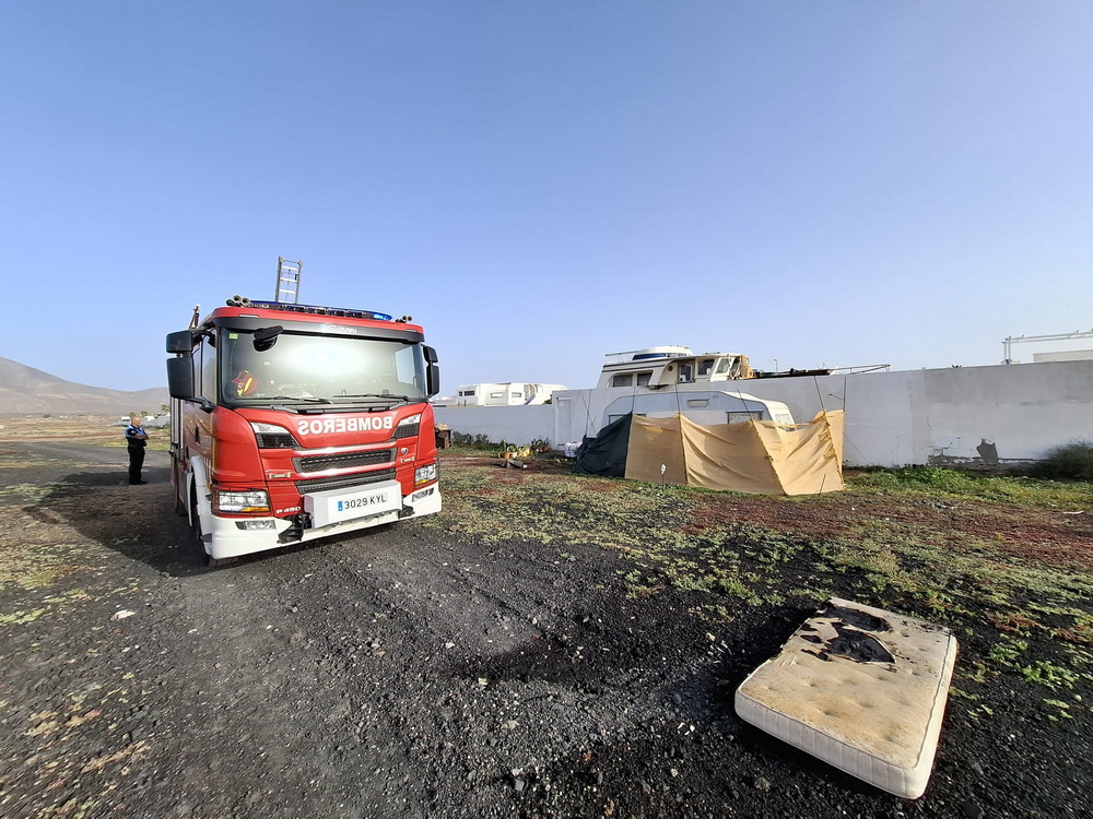 Fuego vivienda Playa Blanca