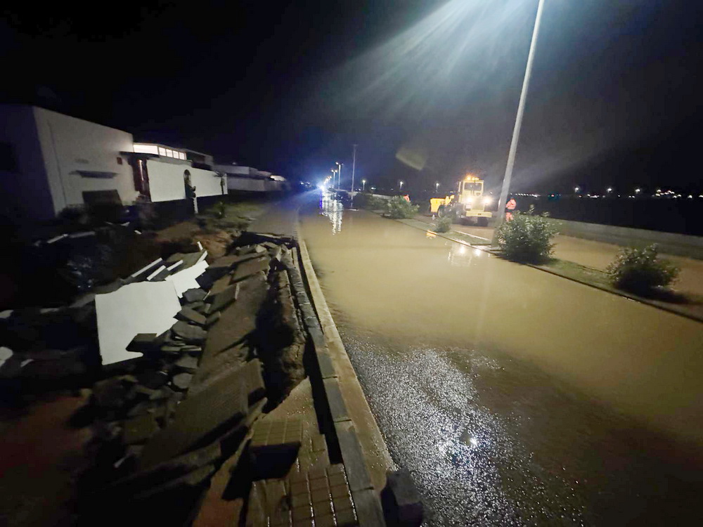 Inindaciones Faro Pechiguera 1