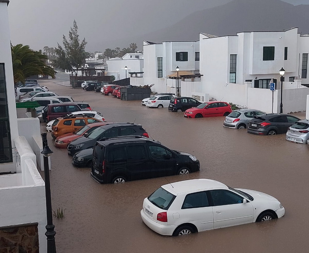 Lluvia en Pechiguera