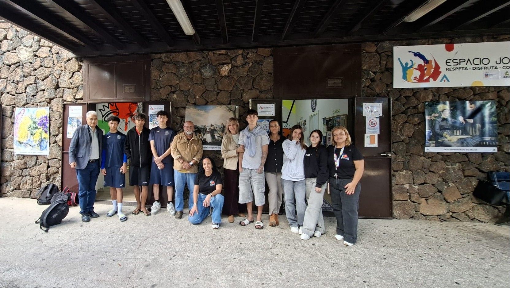 Las reproducciones de Goya, Manet y Chagall fueron cedidas temporalmente al IES Tías para luego trasladarse al IES Puerto del Carmen