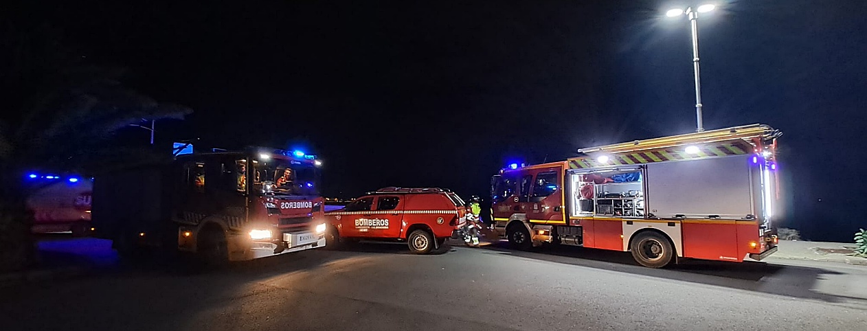 Accidente tráfico, bomberos