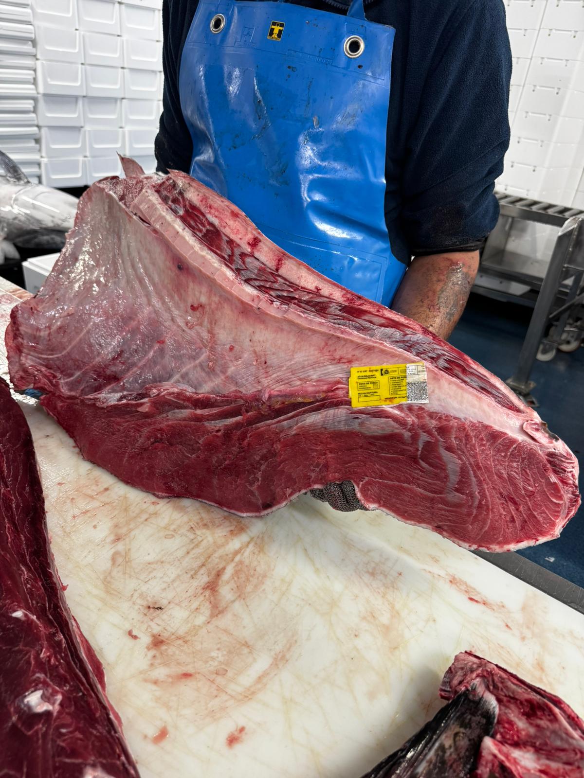 Ha sido adquirido por un prestigioso restaurante de Playa Blanca, pesa 350 kilos y ha costado casi 10 mil euros