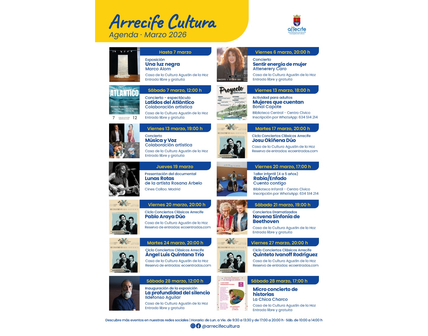 Las propuestas arrancan con dos conciertos en la Casa de la Cultura Agustín de la Hoz Las propuestas arrancan con dos conciertos en la Casa de la Cultura Agustín de la Hoz