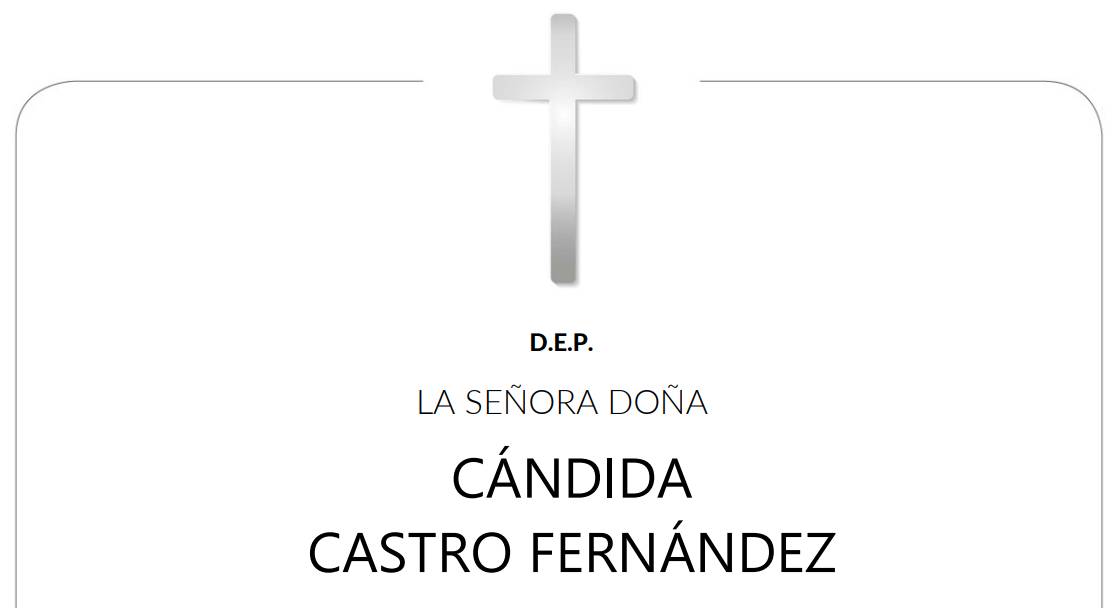 Fallece C&aacute;ndida Castro Fern&aacute;ndez a los 81 a&ntilde;os en Arrecife