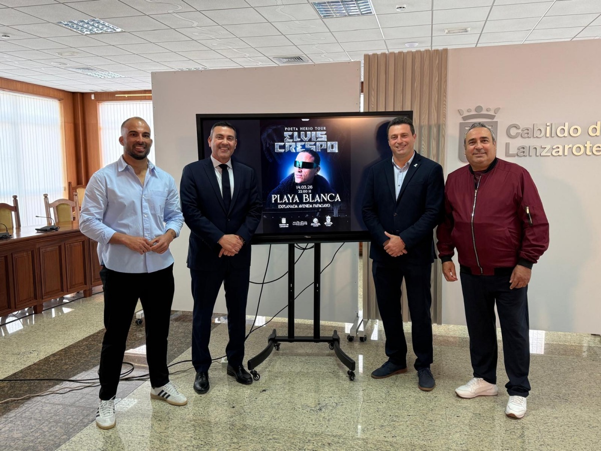 El Cabildo de Lanzarote apoya la programación sureña con el concierto del artista internacional