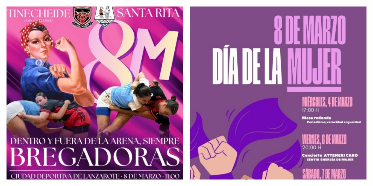 La Concejalía de Cultura del Ayuntamiento de Arrecife, que dirige Abigail González, se suma a la programación organizada con motivo del 8 de marzo, Día Internacional de las Mujeres, impulsada junto al Área de Bienestar Social, Igualdad e Inmigración, coordinada por Maite Corujo, con la organización de dos conciertos que tendrán como escenario la Casa de la Cultura Agustín de la Hoz. La edil de Cultura ha destacado que La Concejalía de Cultura del Ayuntamiento de Arrecife, que dirige Abigail González, se suma a la programación organizada con motivo del 8 de marzo, Día Internacional de las Mujeres, impulsada junto al Área de Bienestar Social, Igualdad e Inmigración, coordinada por Maite Corujo, con la organización de dos conciertos que tendrán como escenario la Casa de la Cultura Agustín de la Hoz. La edil de Cultura ha destacado que