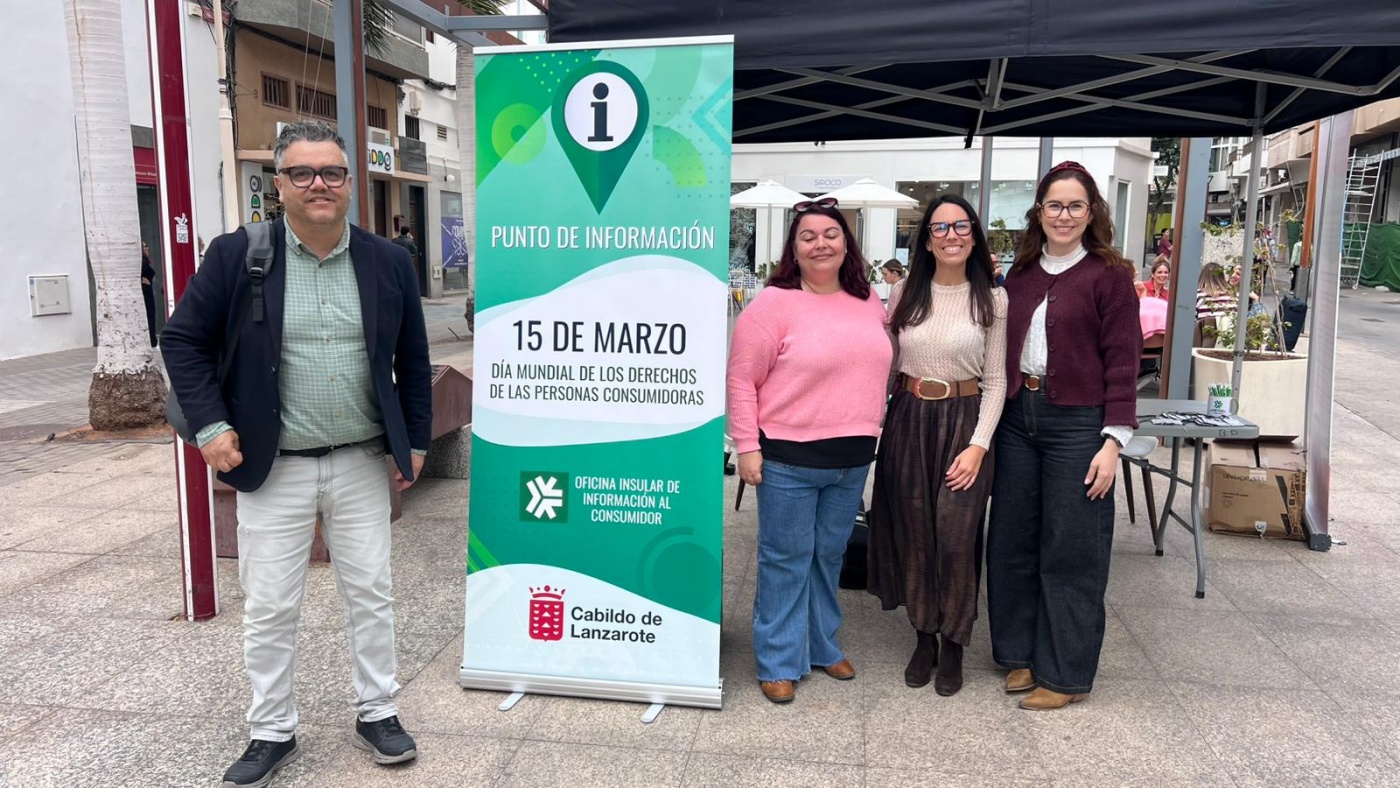 La Oficina Insular de Información al Consumidor de Lanzarote sale a la calle para acercar sus servicios a la ciudadanía La Oficina Insular de Información al Consumidor de Lanzarote sale a la calle para acercar sus servicios a la ciudadanía