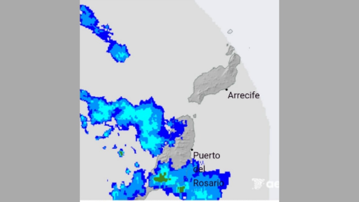 Las lluvias, que se concentran a primera hora en Fuerteventura, vienen hacia la isla