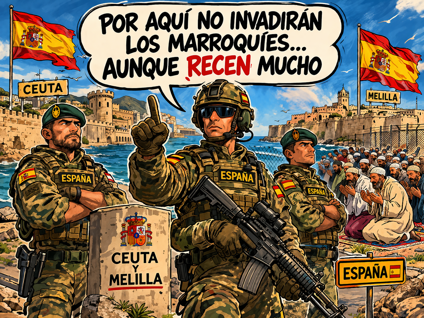 Marruecos carece de legitimidad en Ceuta, Melilla y Canarias por las siguientes causas históricas Marruecos carece de legitimidad en Ceuta, Melilla y Canarias por las siguientes causas históricas