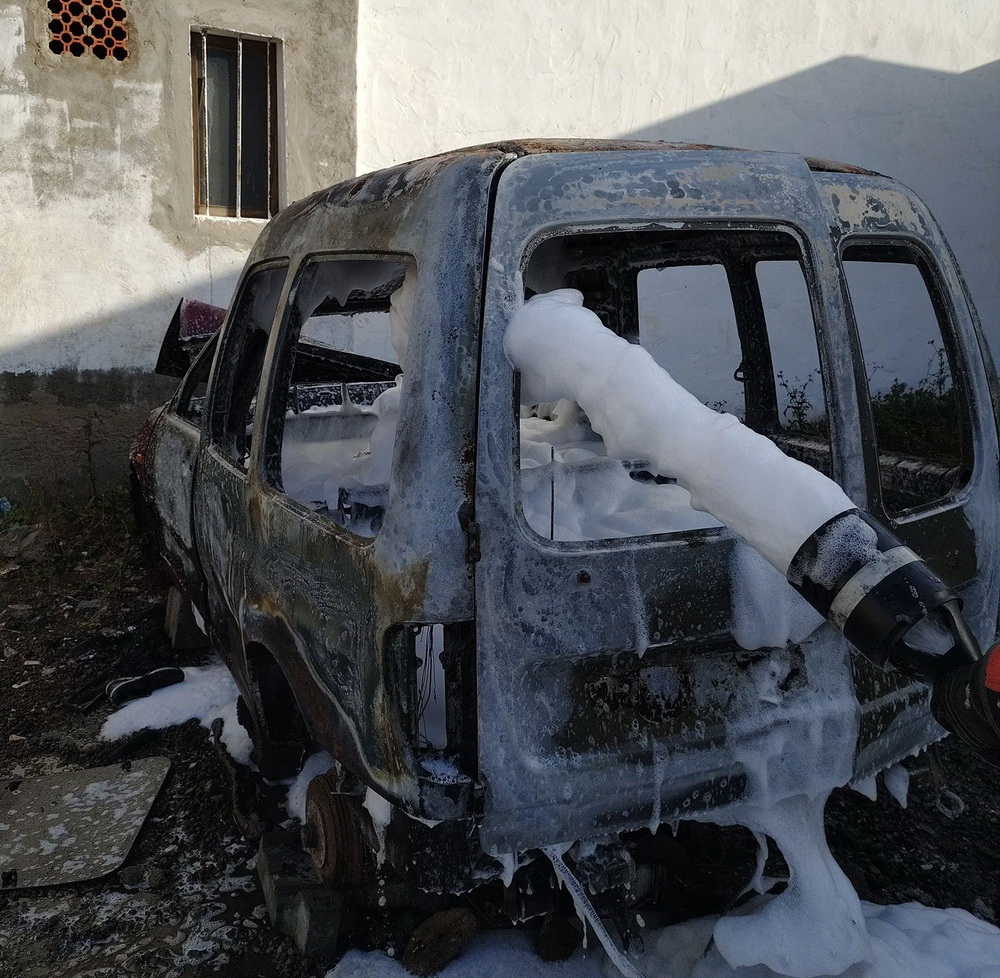 Incendio vehiculo Arrecife