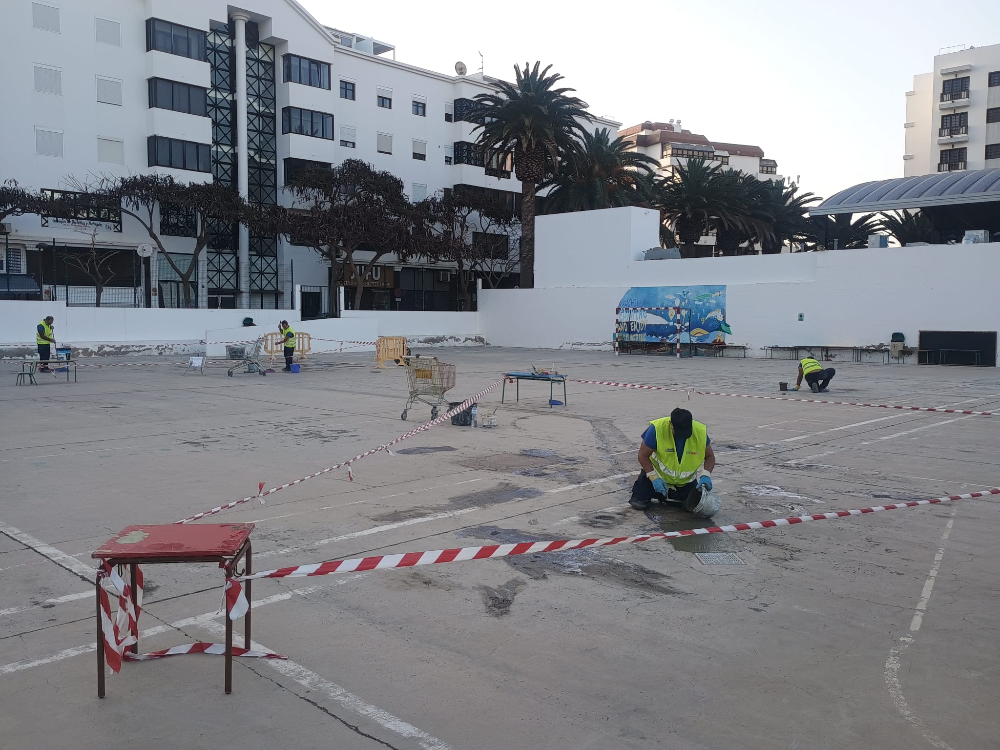 La capital da continuidad a la mejora integral de sus colegios a través del empleo, reforzando la calidad educativa y el mantenimiento constante