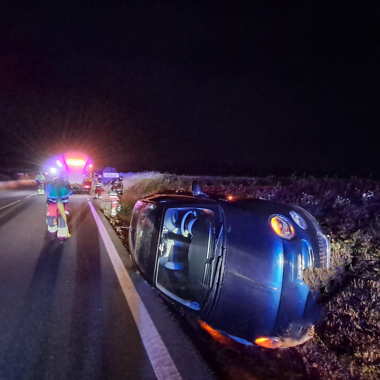 Accidente en Los Valles Accidente en Los Valles