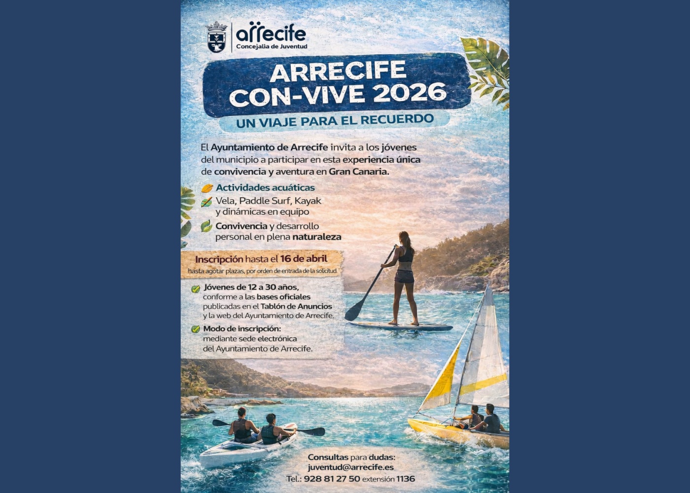 La propuesta está orientada a fomentar la convivencia, el ocio saludable y el desarrollo personal a través de actividades en un entorno natural privilegiado