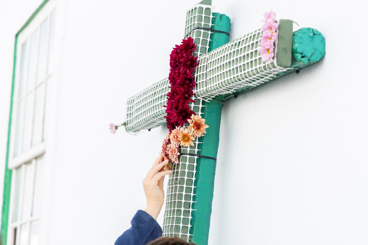 cruces y flores