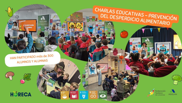 Casi 400 escolares de Lanzarote participan en charlas sobre desperdicio alimentario impulsadas por la FTL Casi 400 escolares de Lanzarote participan en charlas sobre desperdicio alimentario impulsadas por la FTL