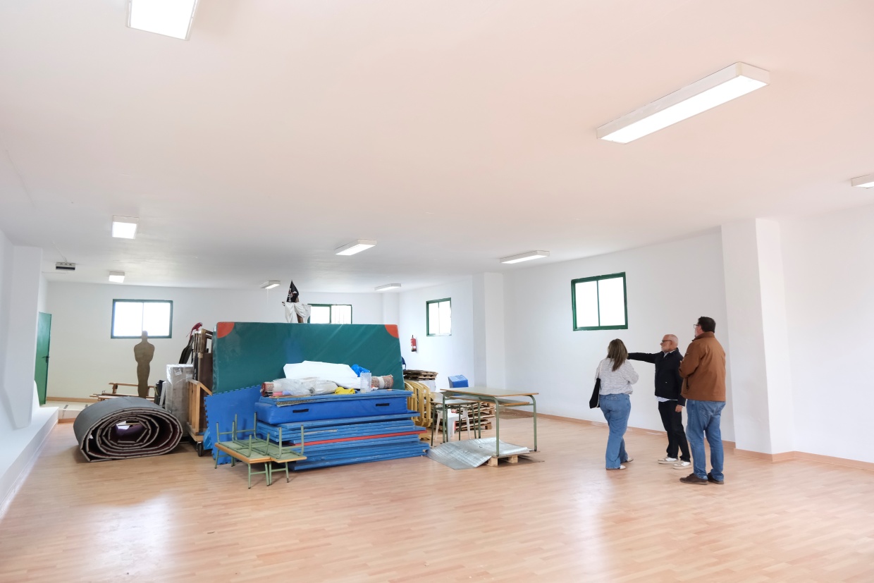 La actuación permite adaptar el espacio como gimnasio y mejorar las condiciones para el alumnado