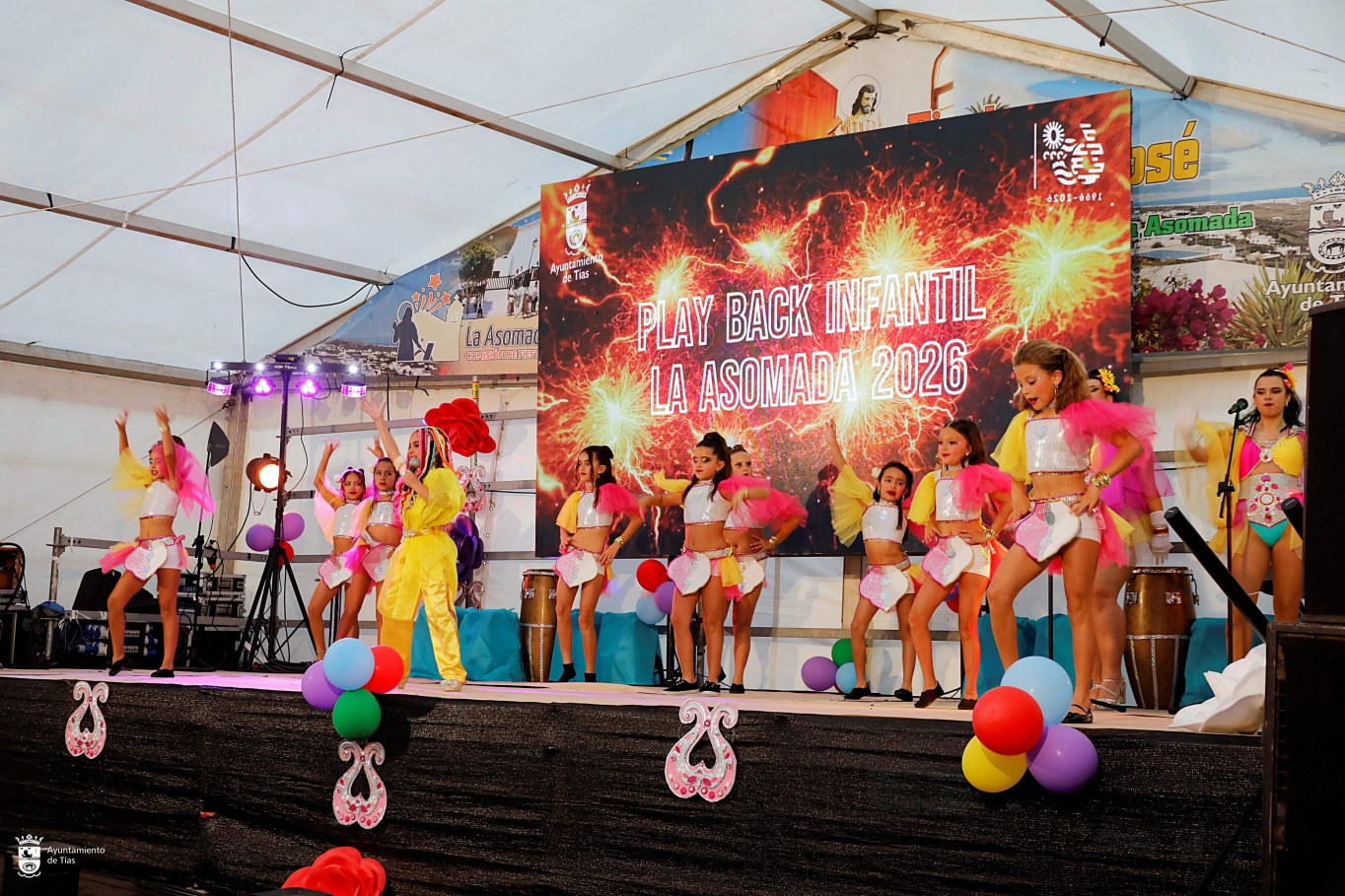 La función tendrá lugar el viernes a las 12:00 h y por la noche actuarán el club de gimnasia Tigotán, Raúl Maro y el verseador canario José Yeray Rodríguez