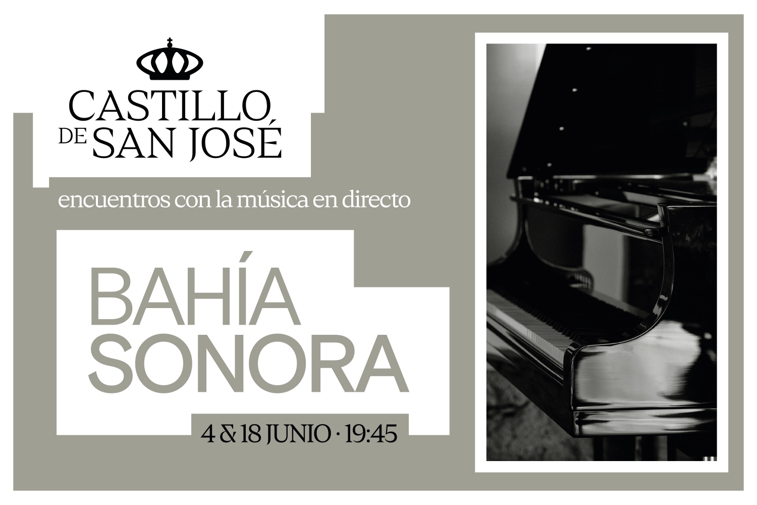 El joven pianista lanzaroteño Jorge Caluz actuará el 4 y 18 de junio acompañando la renovada propuesta gastronómica del Castillo de San José