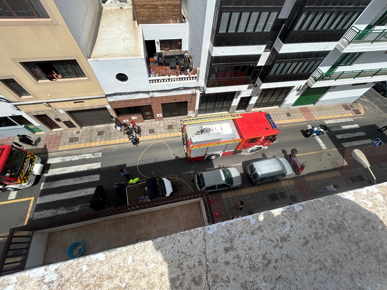 Incendio casa Arrecife