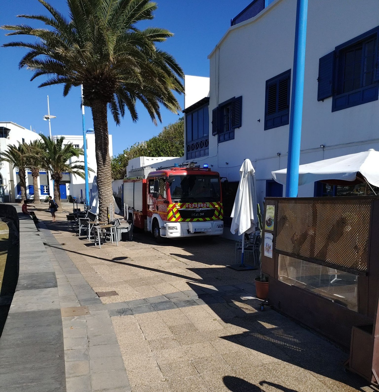 Incendio en una casa abandonada en el Charco de San Gin&eacute;s