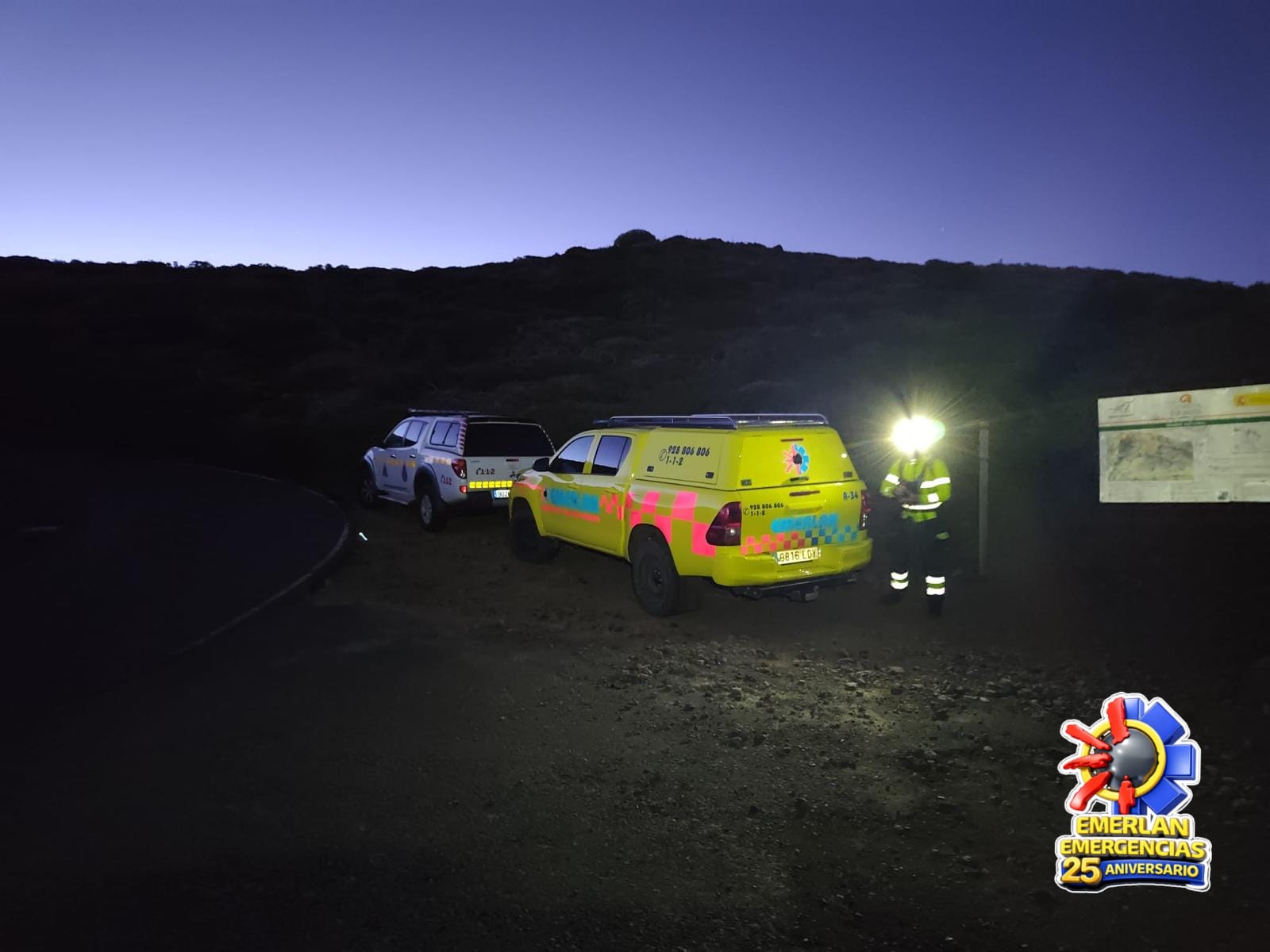 La Unidad de Rescate en Altura de la organización se trasladó a La Palma La Unidad de Rescate en Altura de la organización se trasladó a La Palma