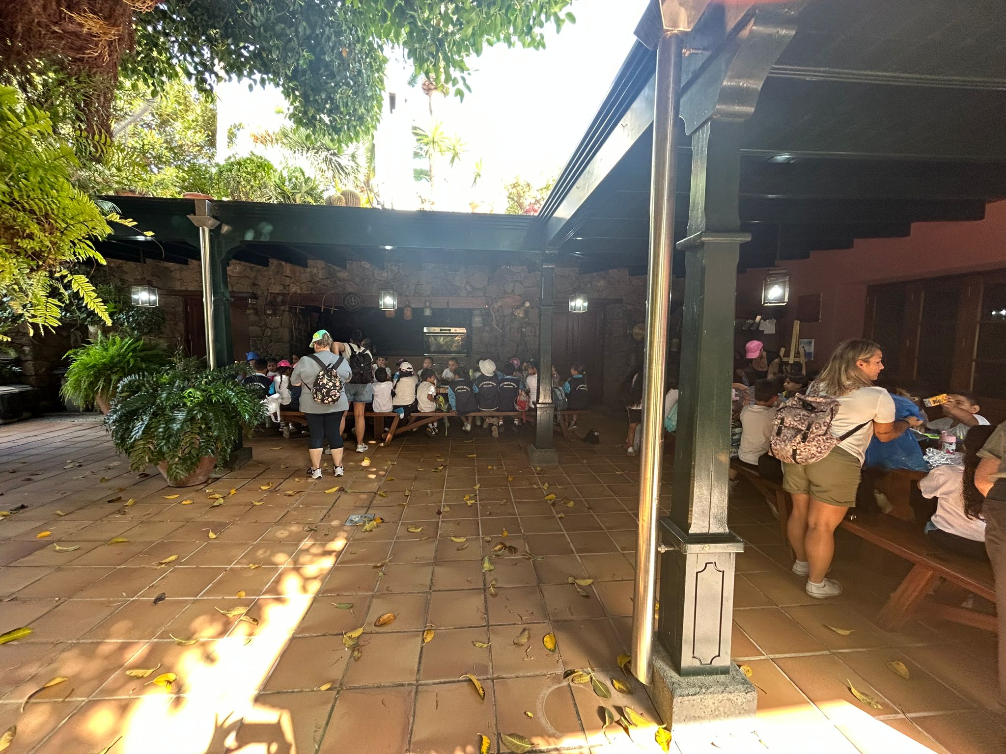 Los estudiantes desayunaron y recorrieron la finca descubriendo la calidad de sus productos y todos sus rincones Los estudiantes desayunaron y recorrieron la finca descubriendo la calidad de sus productos y todos sus rincones