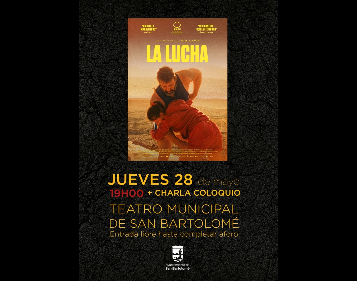La película de José Alayón, premiada en el BAFICI 2026, se exhibirá el próximo 28 de mayo en el Teatro Municipal con entrada libre hasta completar aforo La película de José Alayón, premiada en el BAFICI 2026, se exhibirá el próximo 28 de mayo en el Teatro Municipal con entrada libre hasta completar aforo