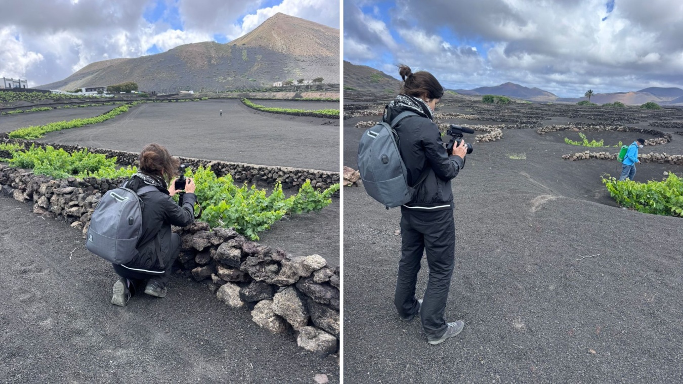 El proyecto premiado en isLABentura Canarias filma su teaser en paisajes como La Geria y Timanfaya mientras abre camino hacia productoras y plataformas