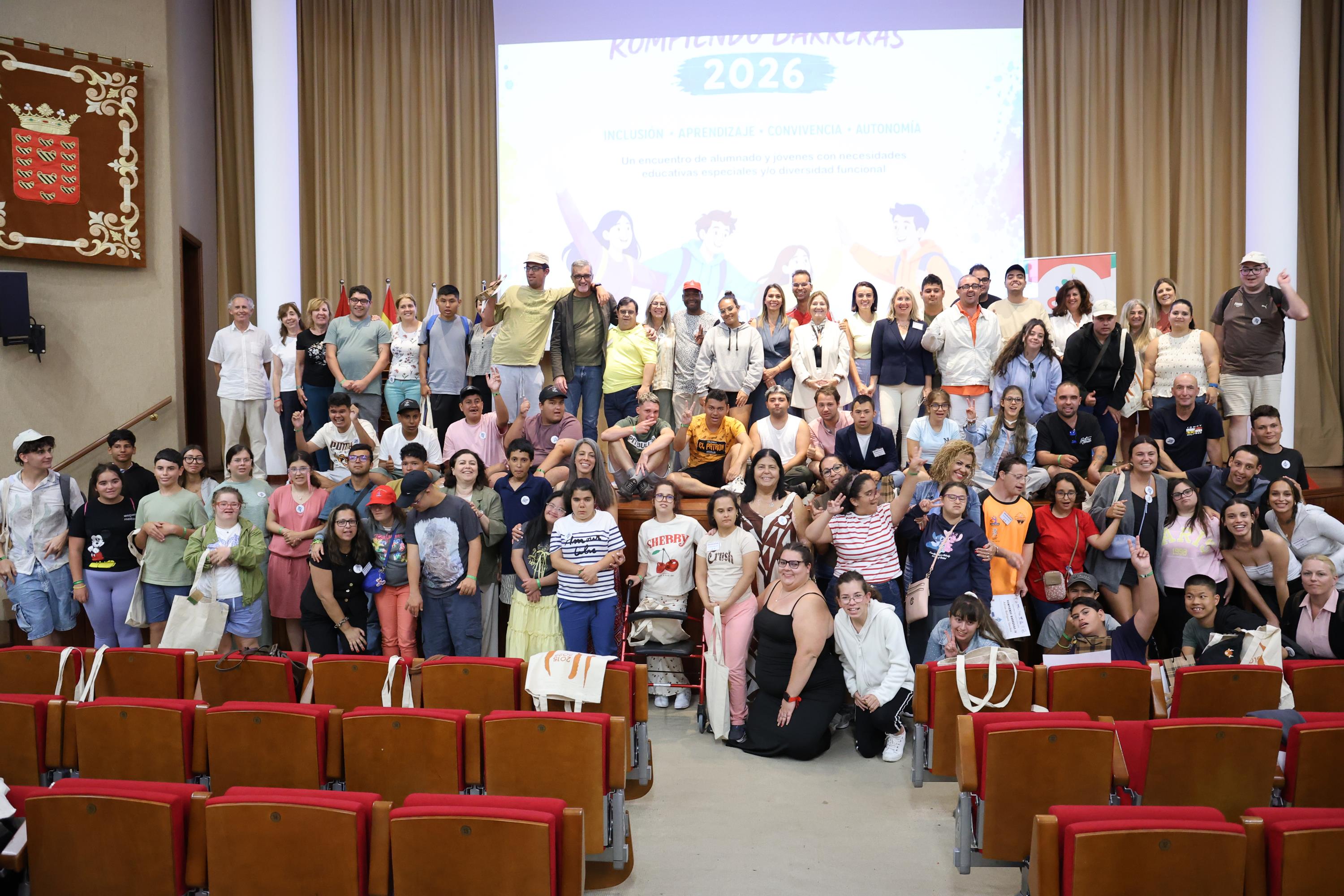 Más de 80 jóvenes con diversidad funcional de todo el Archipiélago participaron en un encuentro que convirtió a la isla en referente de inclusión