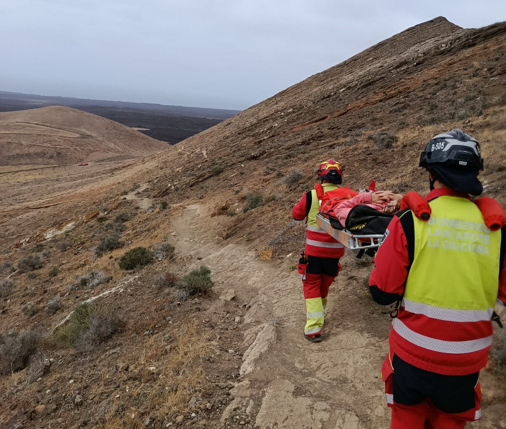 Rescate senderista Caldera Blanca