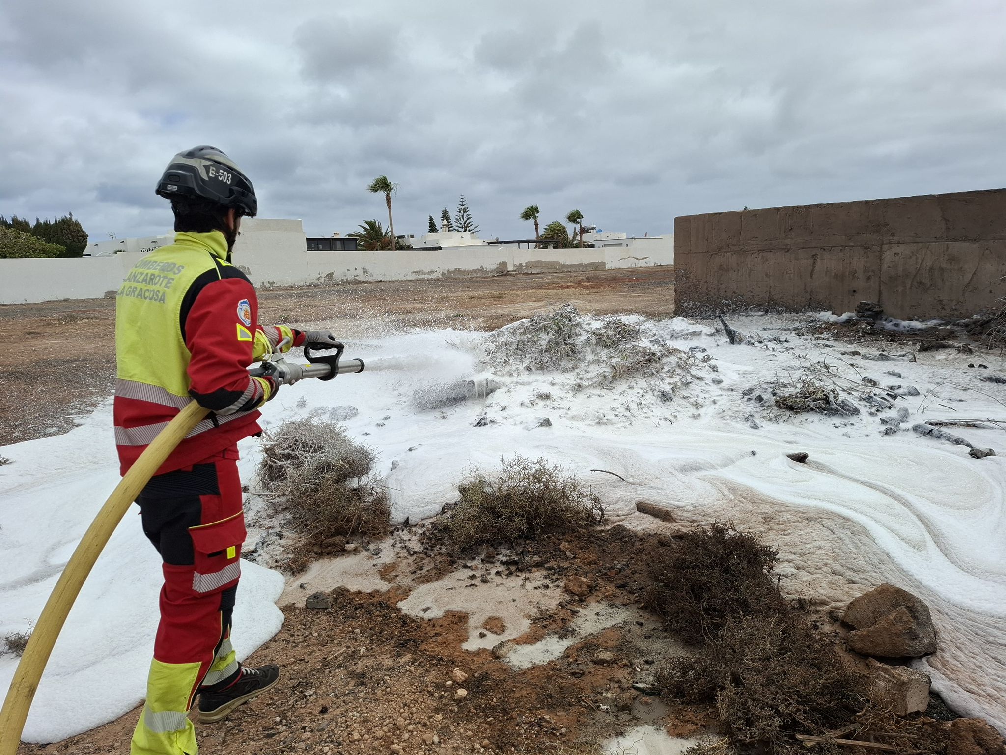 Susto en un solar de Playa Blanca