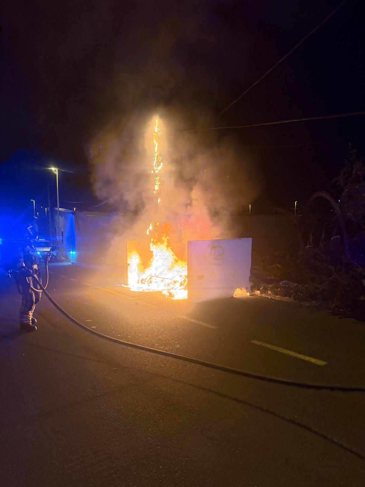Los Bomberos lograron controlar las llamas sin que se produjeran daños personales