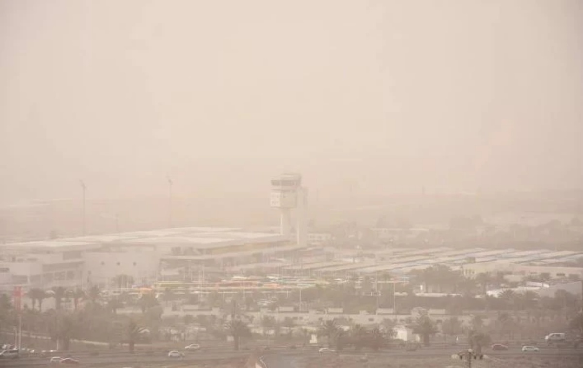 La Aemet prevé una jornada de intenso calor, polvo en suspensión y alisio fuerte, especialmente en las zonas del interior y del sur de la isla