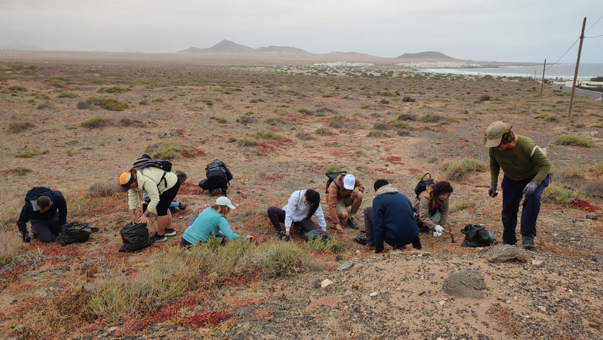 La red de alerta temprana RedEXOS celebró una actividad en Caleta de Famara
