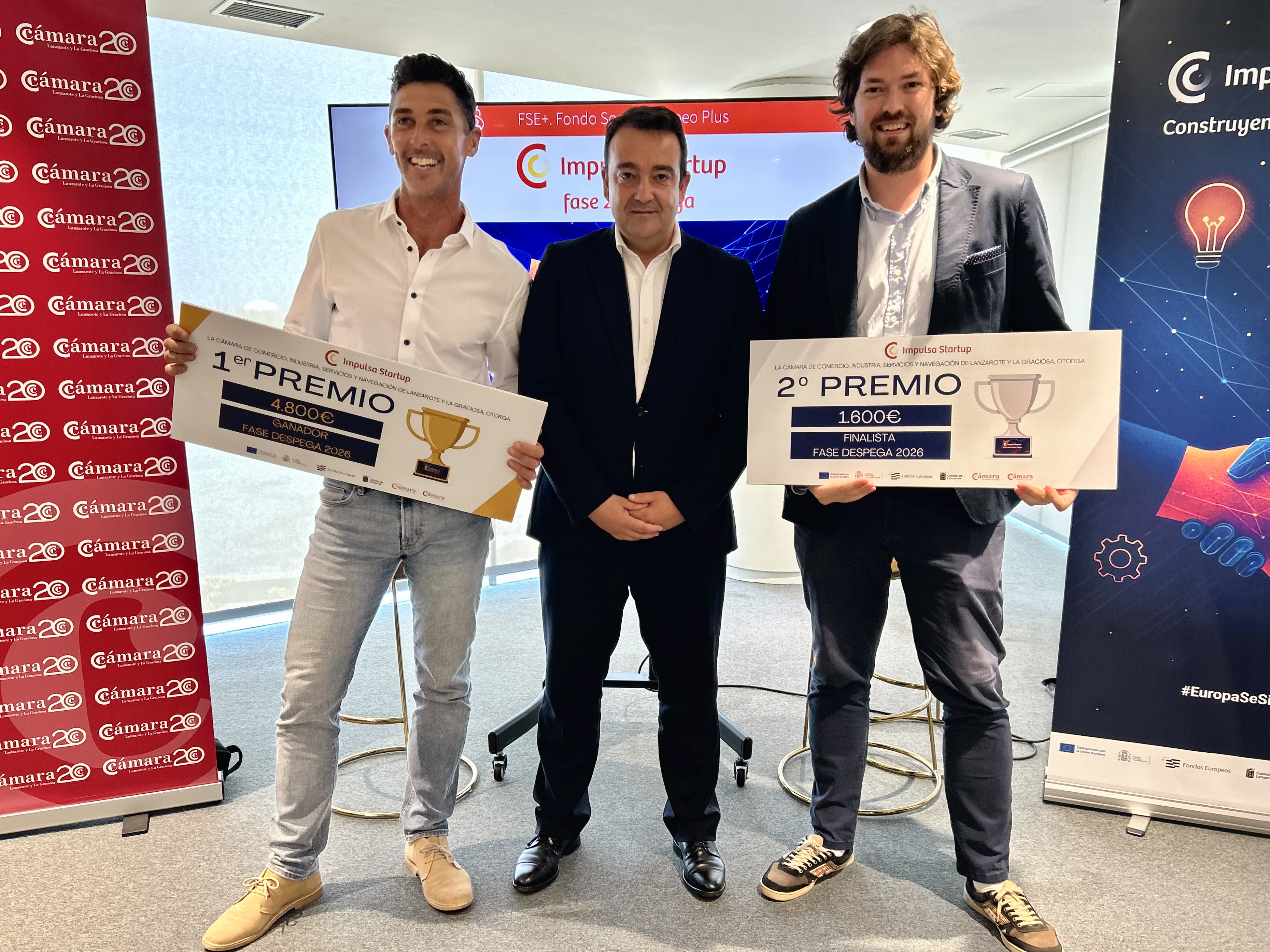 El programa, cofinanciado por el Cabildo de Lanzarote y Fondos Europeos, dota con 4.800 euros a la propuesta ganadora para continuar impulsando su desarrollo empresarial El programa, cofinanciado por el Cabildo de Lanzarote y Fondos Europeos, dota con 4.800 euros a la propuesta ganadora para continuar impulsando su desarrollo empresarial