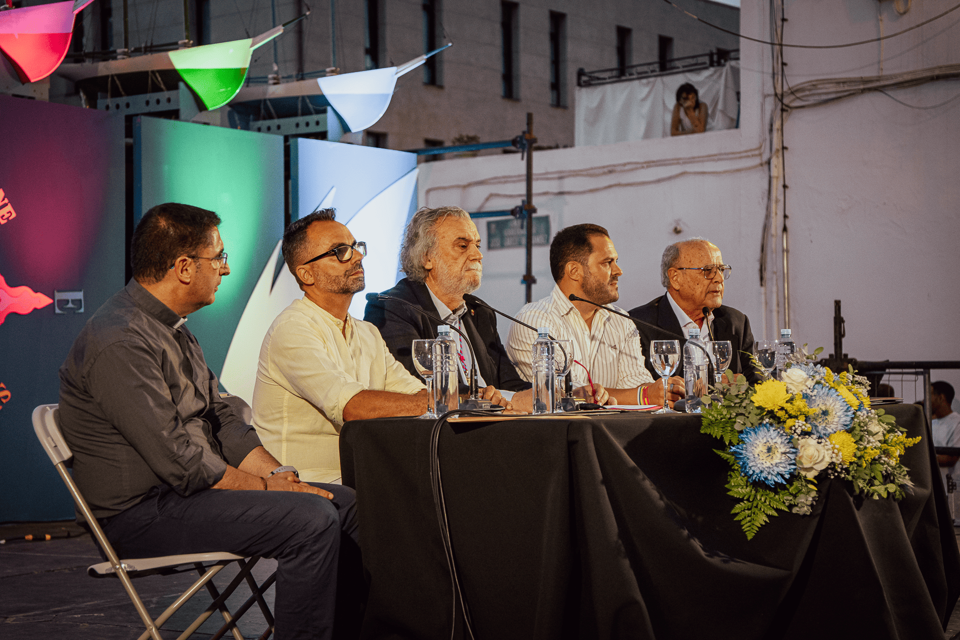 Lorenzo Lemaur marcó con su pregón el inicio de las Fiestas del Carmen de la barriada marinera Lorenzo Lemaur marcó con su pregón el inicio de las Fiestas del Carmen de la barriada marinera