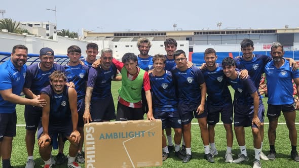 La solidaridad y el f&uacute;tbol se dan la mano en Lanzarote