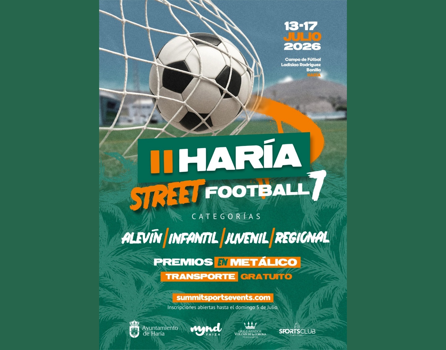 El evento deportivo se celebrará del 13 al 17 de julio y reunirá a jugadores de distintas edades y niveles para competir en un formato de fútbol 7 El evento deportivo se celebrará del 13 al 17 de julio y reunirá a jugadores de distintas edades y niveles para competir en un formato de fútbol 7