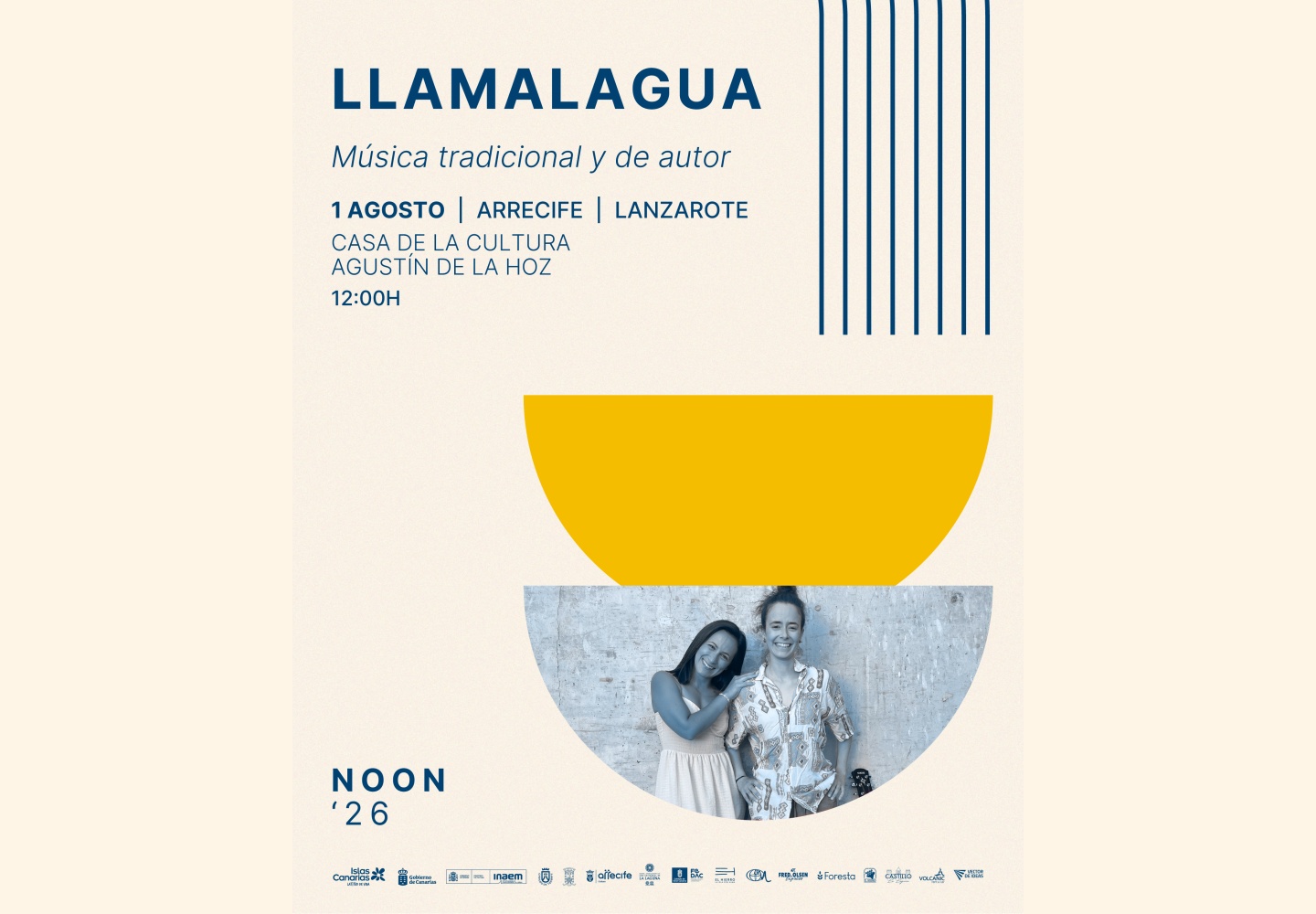 La programación arranca el sábado día 1 con un concierto de Llamalagua y la última visita guiada a la exposición de Ildefonso Aguilar 'La profundidad del silencio'