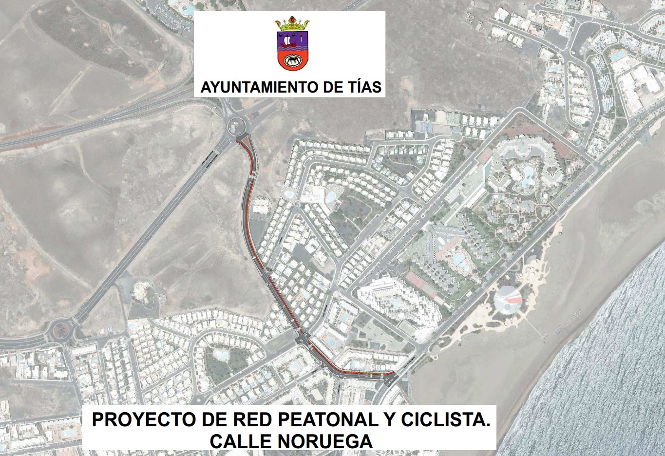 Tías saca a licitación una obra de 1,76 millones de euros para modernizar uno de los principales accesos de Puerto del Carmen Tías saca a licitación una obra de 1,76 millones de euros para modernizar uno de los principales accesos de Puerto del Carmen